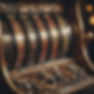 The intricate mechanics of a penny slot machine