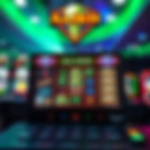 Visual representation of the Alien Slot Machine interface showcasing its vibrant graphics and engaging layout.