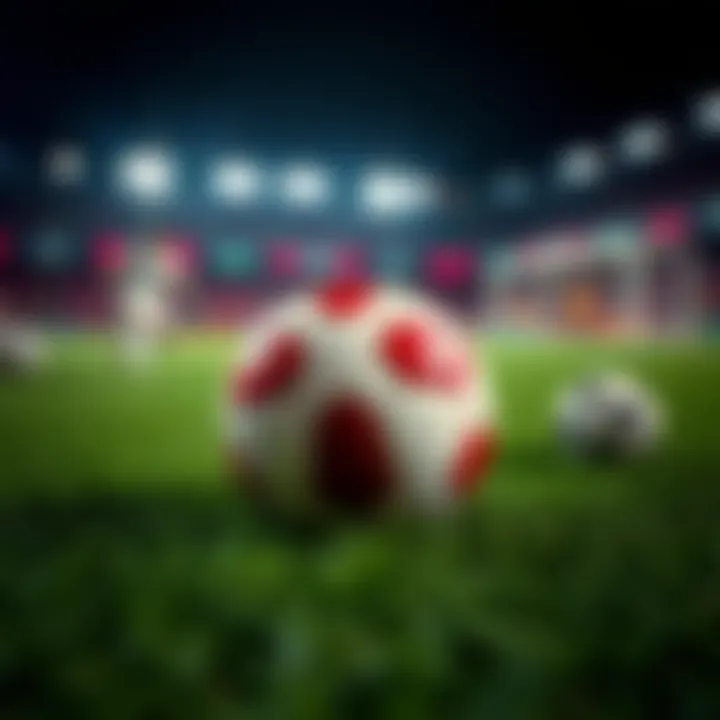 Various Bet Types in Soccer Betting Illustration of various bet types in soccer betting