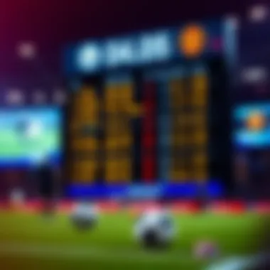 Analyzing Betting Odds in Football Betting odds display for a football match