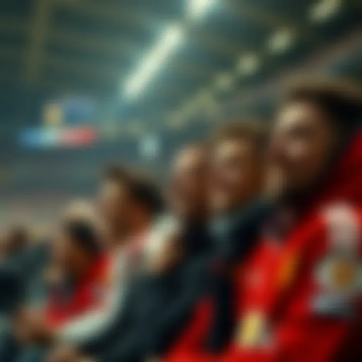 Devoted Manchester United Followers Manchester United fans in a stadium