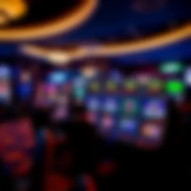 A dynamic gaming floor at Bally Sports Casino featuring a variety of games.