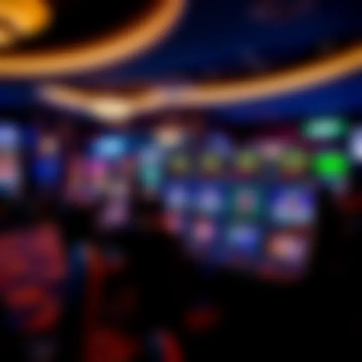 A dynamic gaming floor at Bally Sports Casino featuring a variety of games.