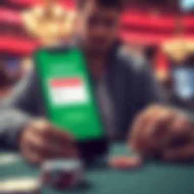 Responsible Gambling Practices with Betfred Graphic depicting responsible gambling practices while using the Betfred app