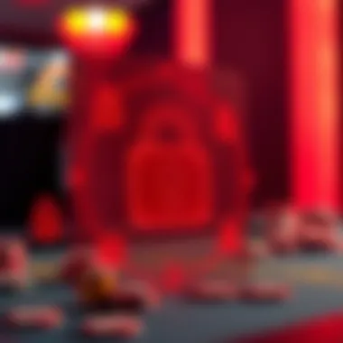 Security Features of Betfred App Login Illustration of secure login features with encryption symbols