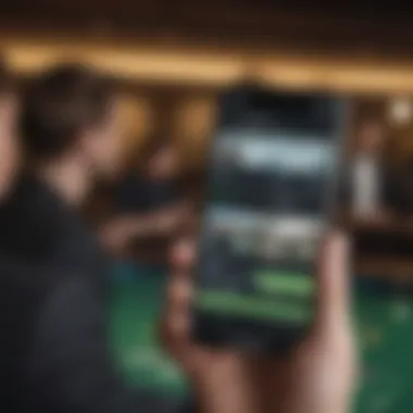 Security features of the Betway app displayed on a mobile device