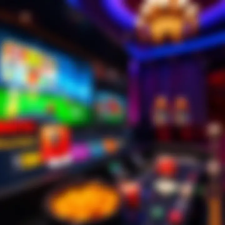 Exploring Online Casino Games Exciting online casino interface showcasing various games