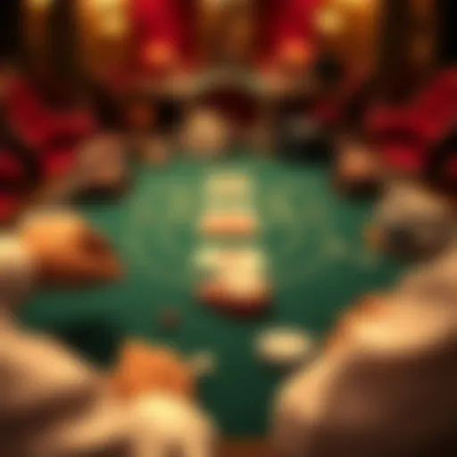 Visual representation of Canadian Blackjack table layout