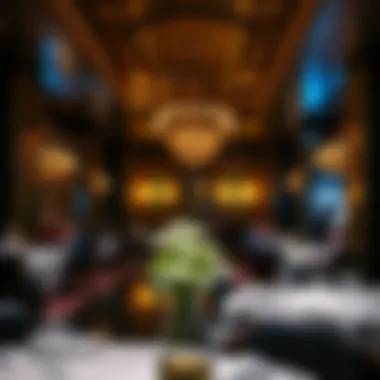 Elegant Dining at Casino Venecia Elegant dining area within Casino Venecia, capturing the ambiance