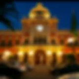 Historical facade of Casino Venecia showcasing its architectural grandeur