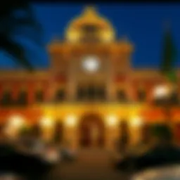 Historical facade of Casino Venecia showcasing its architectural grandeur