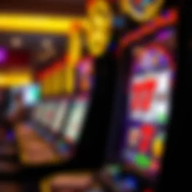 Highlighting the Jackpot Feature on Slot Machines Overview of a slot machine with jackpot feature highlighted