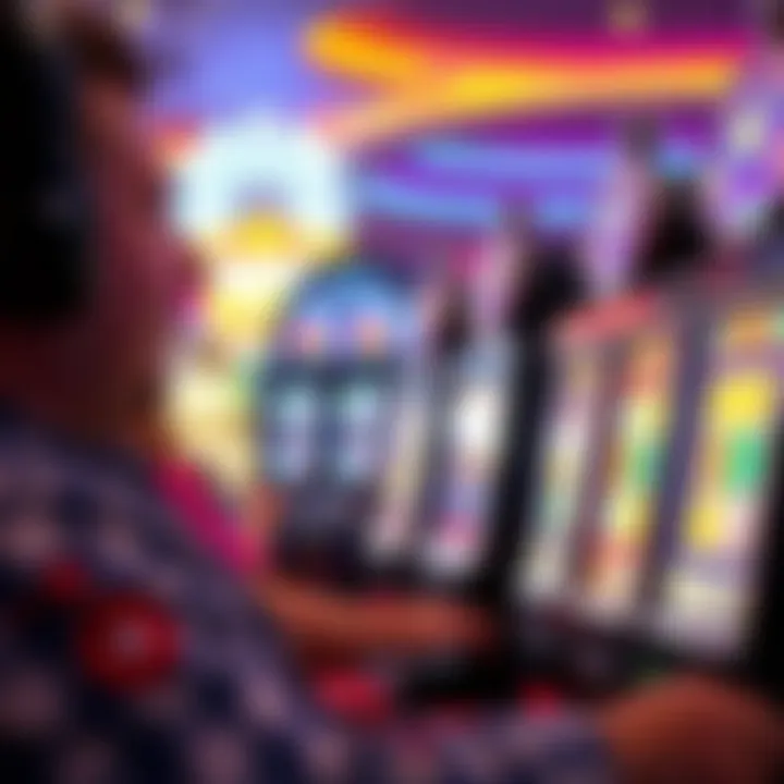 Thrill of the Spin at Parx Casino A player enjoying the excitement of spinning slot reels