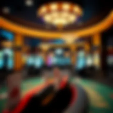 A serene area within a casino promoting responsible gaming