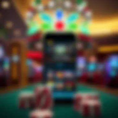 Diverse gaming options available in the Greektown Casino mobile app