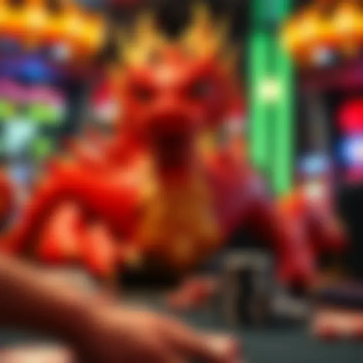 Effective Betting Strategies for Dragon 8 Illustration showcasing strategic betting techniques for slots