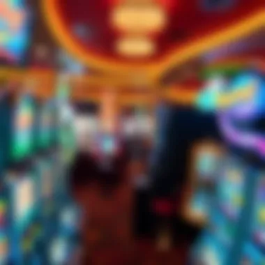 Vibrant Gaming Atmosphere at Durango Station Casino Inside view of the bustling gaming floor filled with slot machines and tables