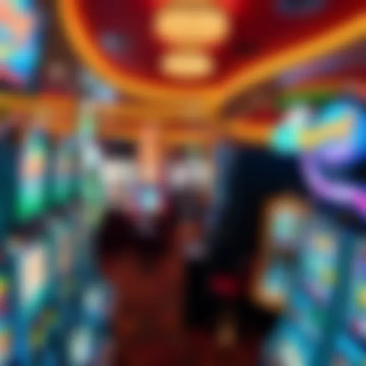 Vibrant Gaming Atmosphere at Durango Station Casino Inside view of the bustling gaming floor filled with slot machines and tables