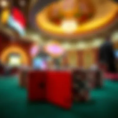 Economic growth chart related to the casino