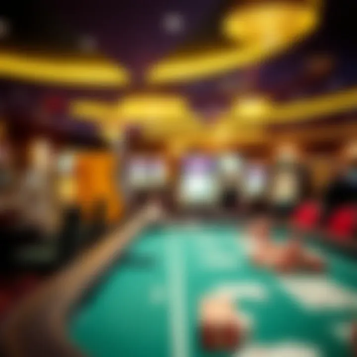 A selection of popular gaming options available at the casino