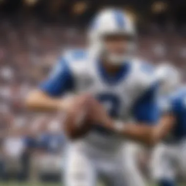 Colts quarterback in action during a game