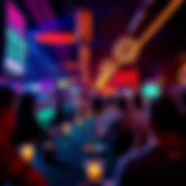 Vibrant nightlife scene at Borgata