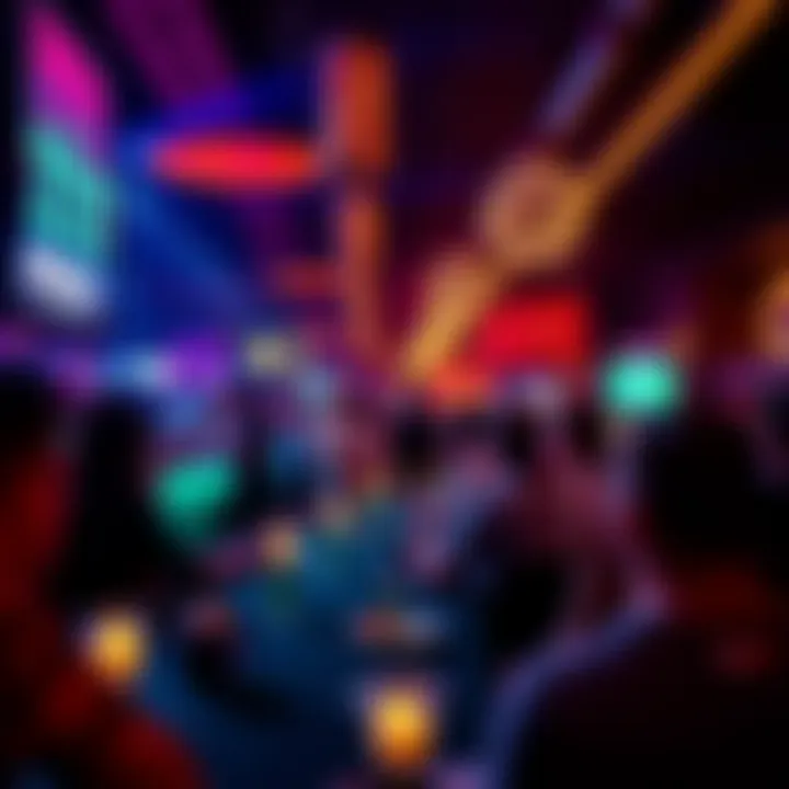 Vibrant nightlife scene at Borgata