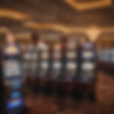 Interior gaming floor showcasing diverse slot machines