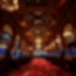 Interior of a luxurious casino showcasing ornate architecture
