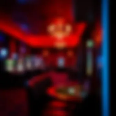 A scenic view of a local casino's entertainment area with live performances