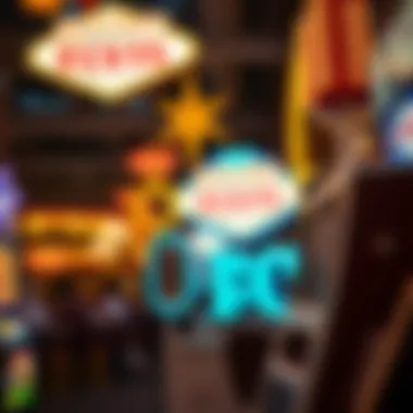 Nostalgic Las Vegas Backdrop A nostalgic backdrop of Las Vegas with Elvis memorabilia