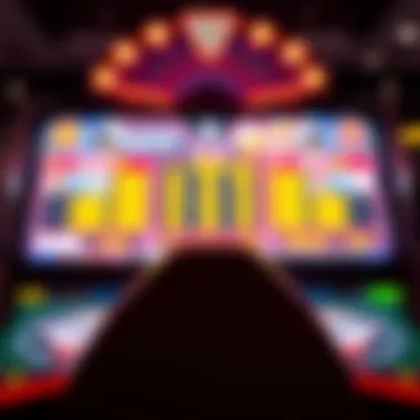 Interactive Game Interface An engaging interface of an online arcade poker game.