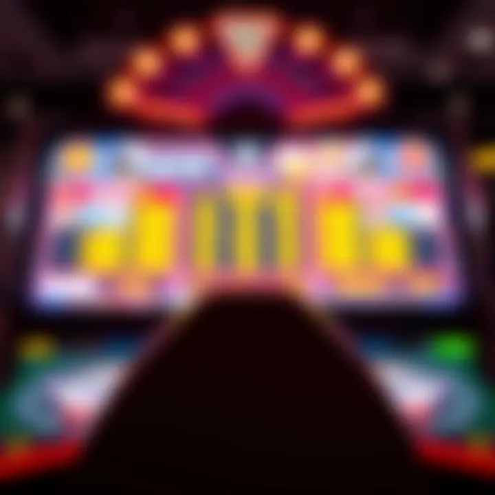 Interactive Game Interface An engaging interface of an online arcade poker game.