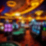 The Excitement of Casino Gaming A vibrant casino floor with diverse gaming options