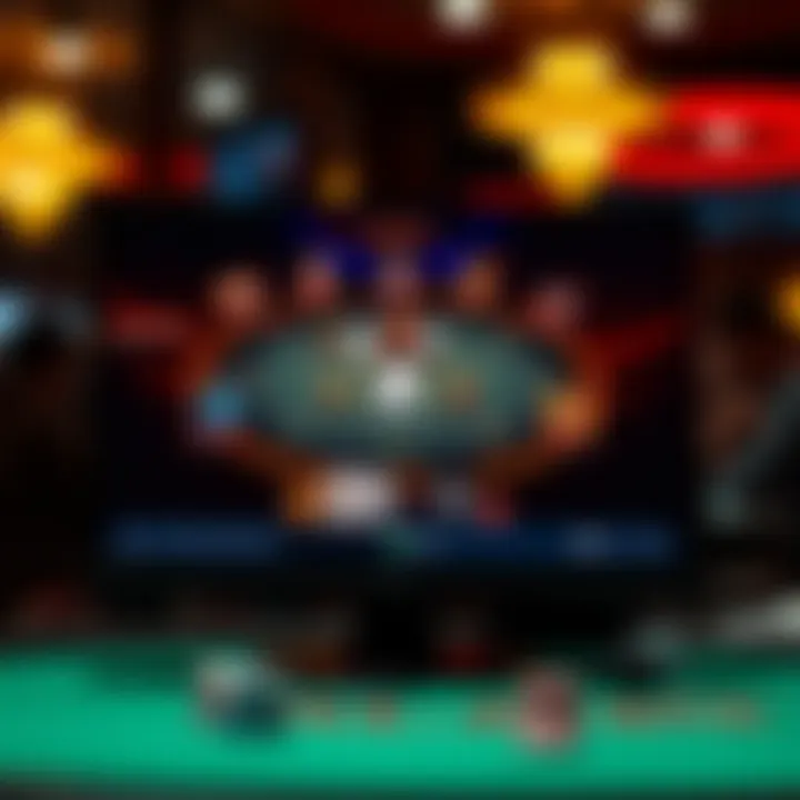 The Rise of Online Gaming Platforms An engaging online gaming interface on a computer screen