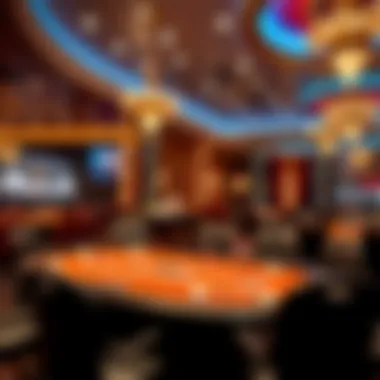 Elegant gaming environment showcasing luxury and excitement