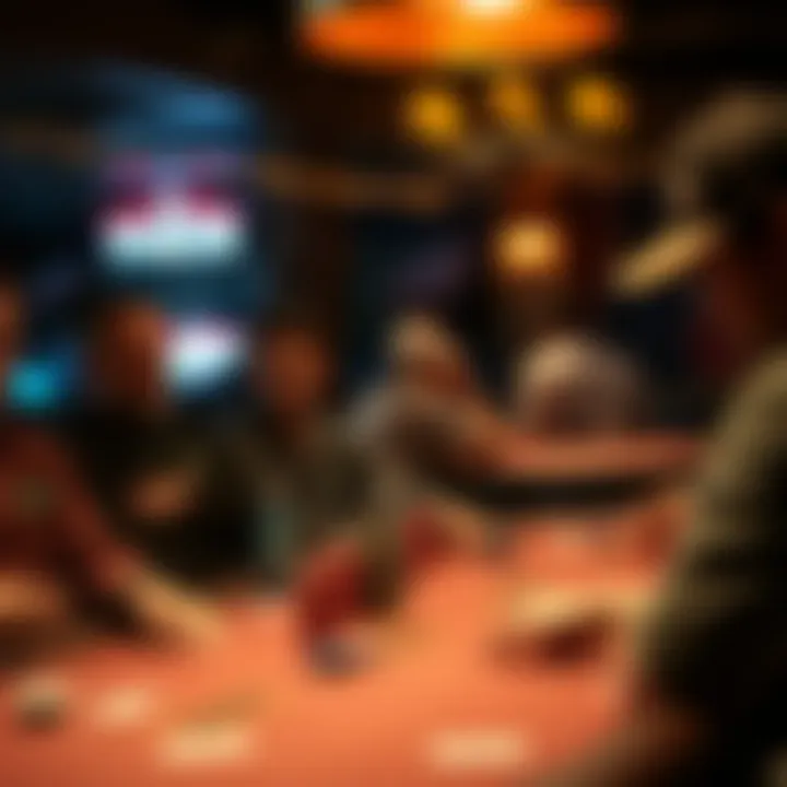 The sense of community among players at a poker table