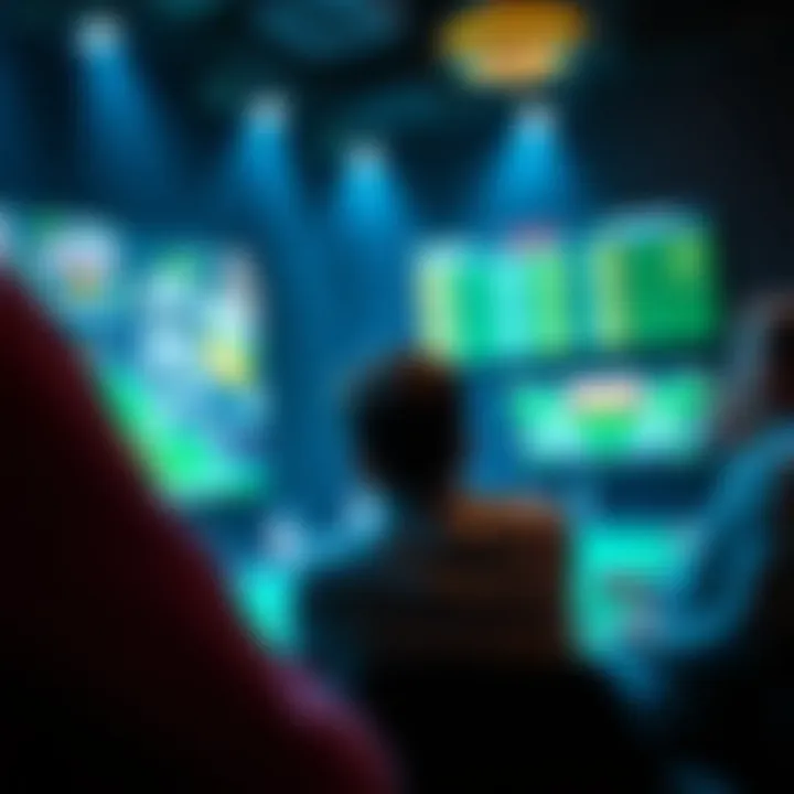 Dynamic live betting environment showcasing real-time odds changes