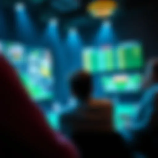 The Excitement of Live Betting Dynamic live betting environment showcasing real-time odds changes