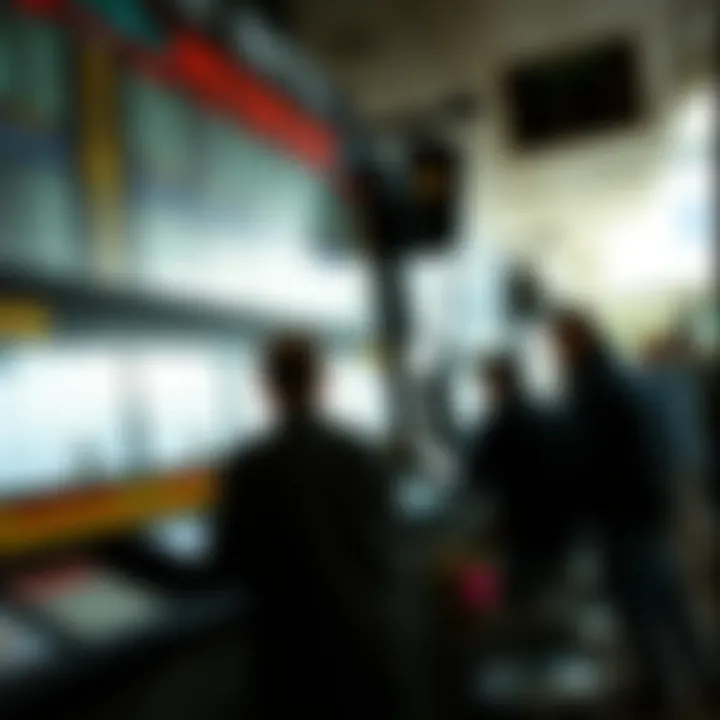 A detailed look at the betting booth displaying odds and options for punters.