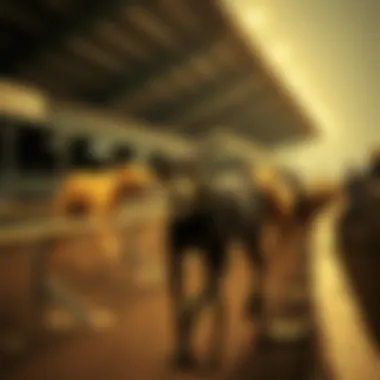 An old photograph showcasing the historic significance of greyhound racing.