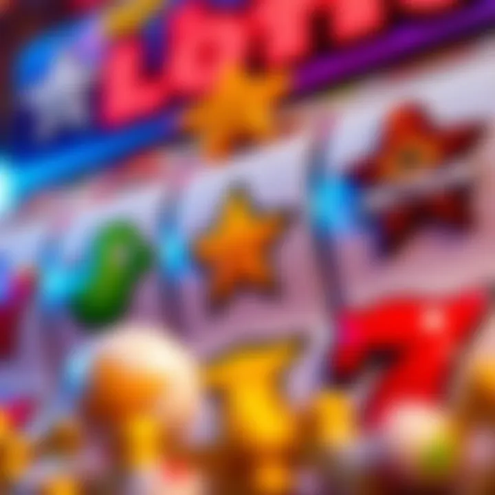 Unique Symbols of Lottostar Slots Close-up of Lottostar slot game symbols showcasing their unique designs