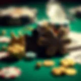 Diverse Lucky Charms in Gambling A collection of unique lucky charms used in gambling