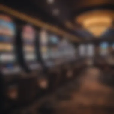 Interior gaming area showcasing modern slot machines