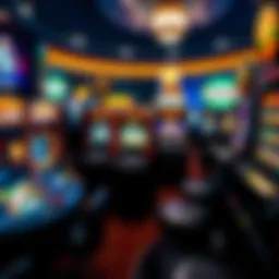 A vibrant display of various new free casino games available online.