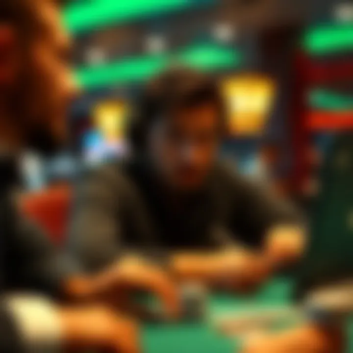 Thrill of Online Gambling Player experiencing online casino excitement