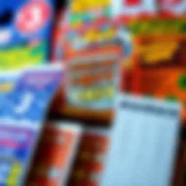 Different types of scratch-off lottery tickets available in Ohio
