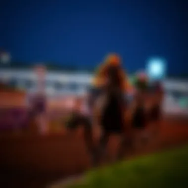 Overview of Parx Racing track