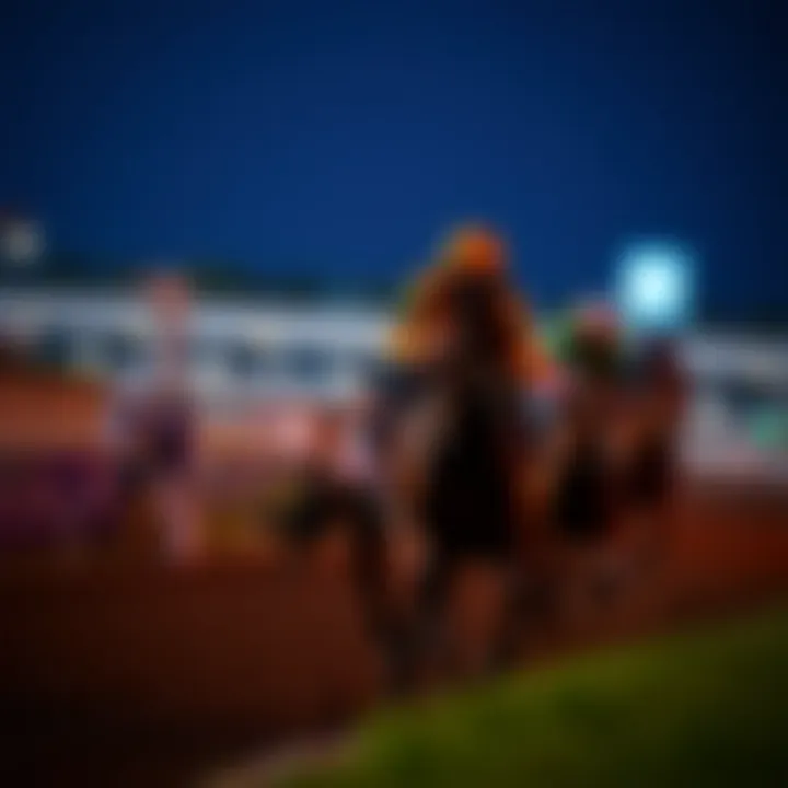 Overview of Parx Racing track