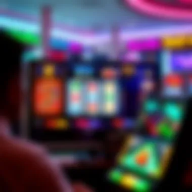 Gameplay Experience in Pop Slots Engaging gameplay screen highlighting various slot machines